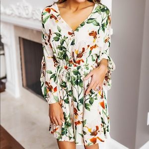 NWT Tropical print dress